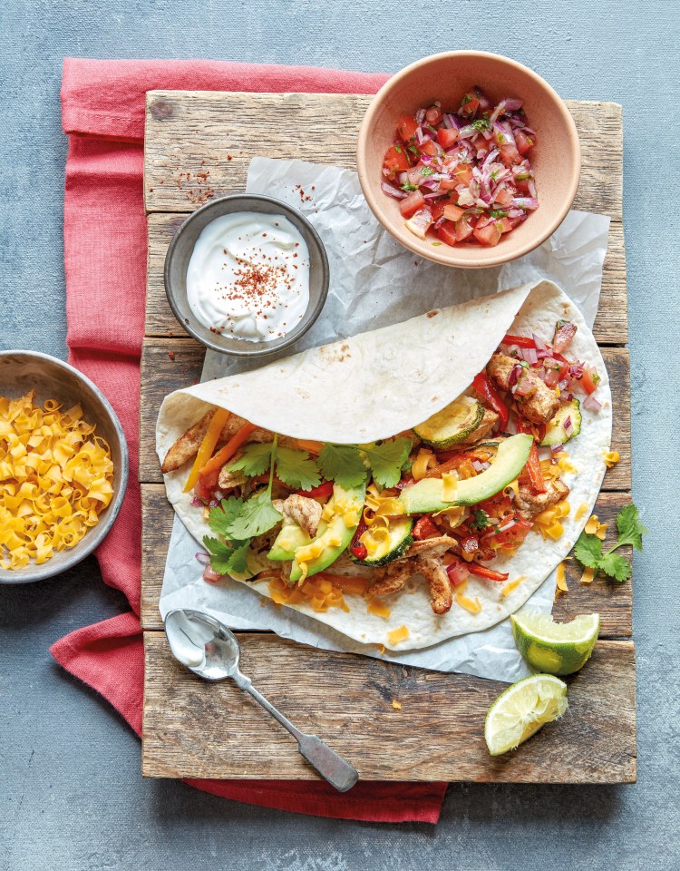 Chicken fajitas are an interesting, easy to make choice for a weeknight dinner