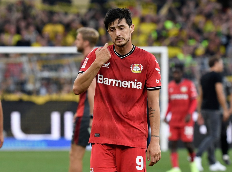 Sardar Azmoun plays for Bayer Leverkusen in the Bundesliga