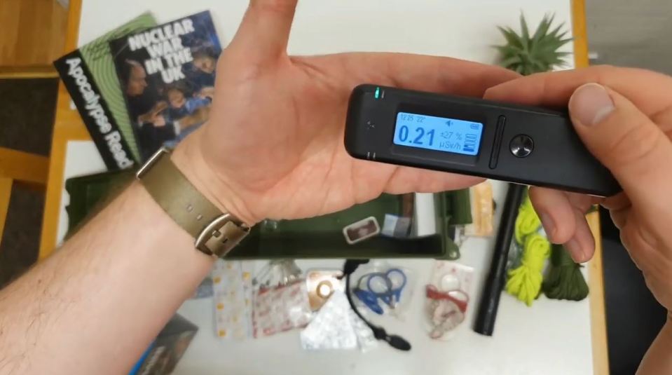 This radiation meter can connect to your mobile phone via BlueTooth