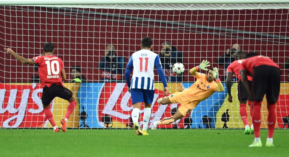 He is the first keeper to assist a goal and save a penalty in the same Champions League match