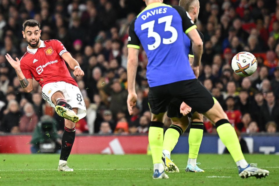 Bruno Fernandes proved to be the star of the show as Man Utd downed Spurs