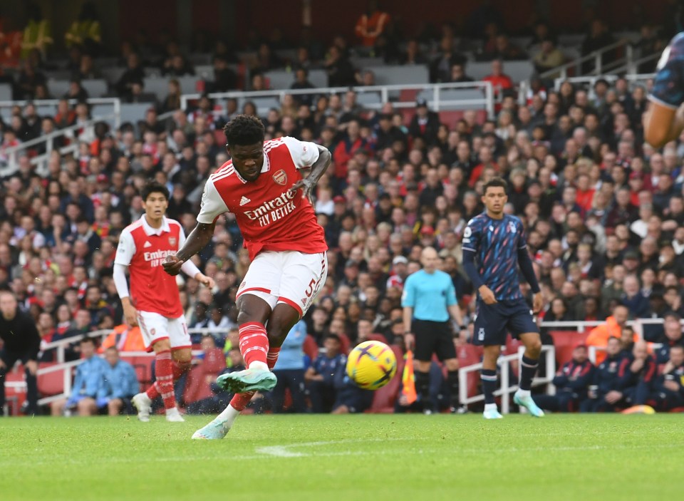 Thomas Partey netted a stunner to make it 4-0