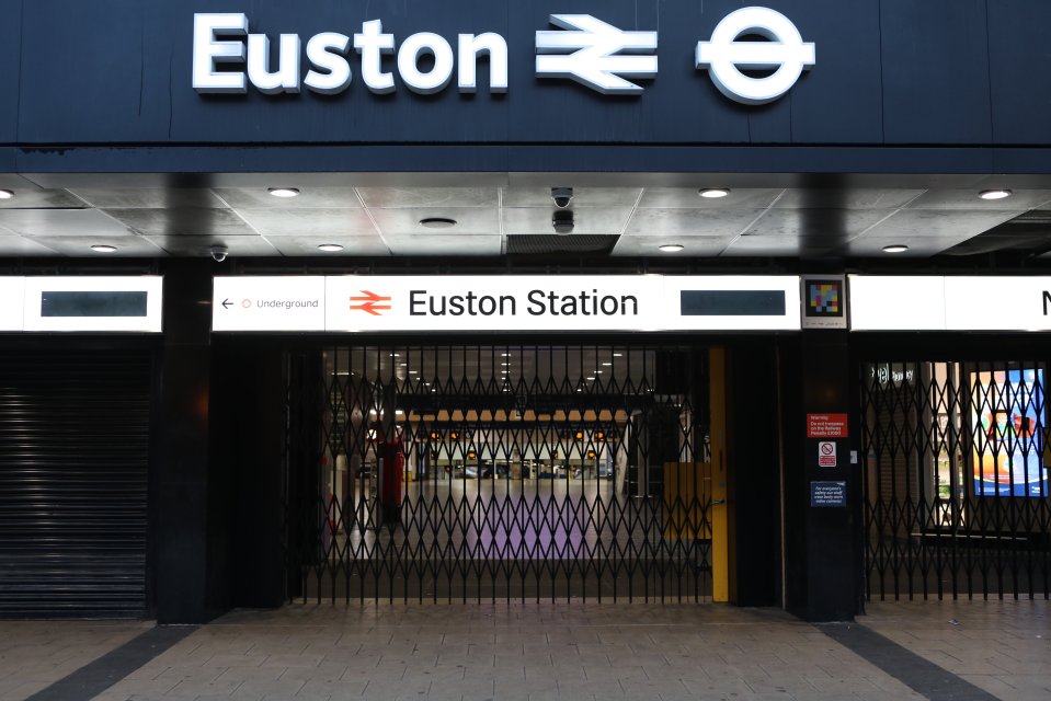 London Euston closed to the public this morning