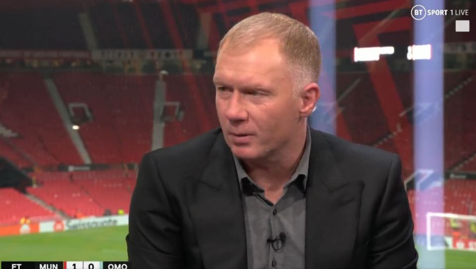 Paul Scholes was critical of Antony's showboating during the game