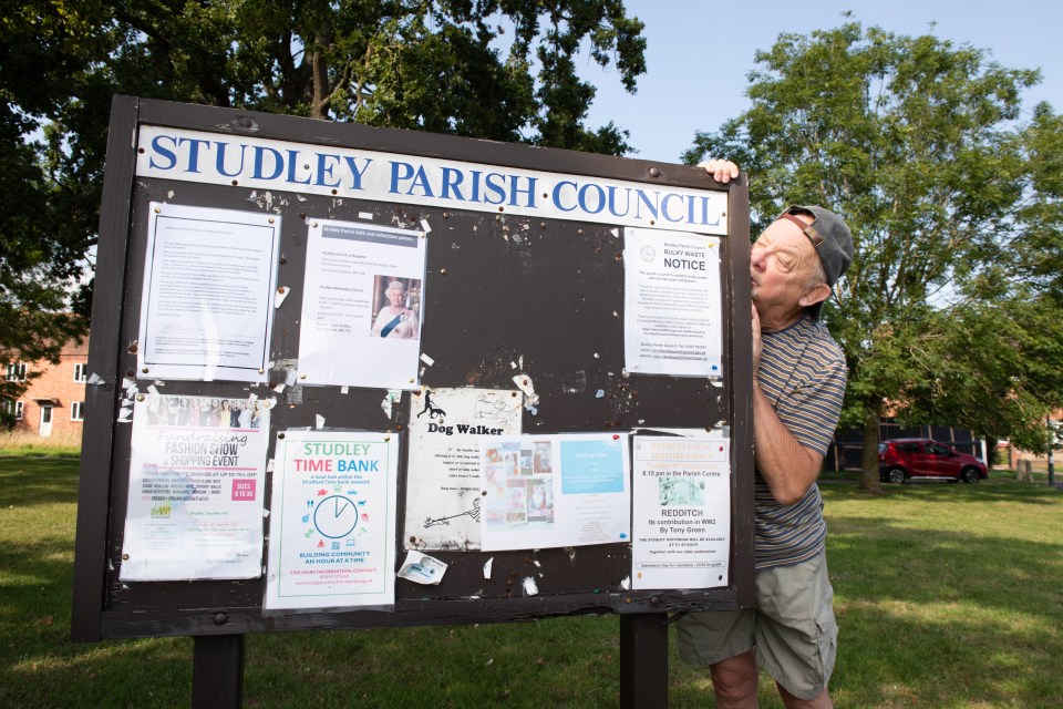 Kevin spent weeks taking pictures of village noticeboards in his area, his favourite was Moseley village