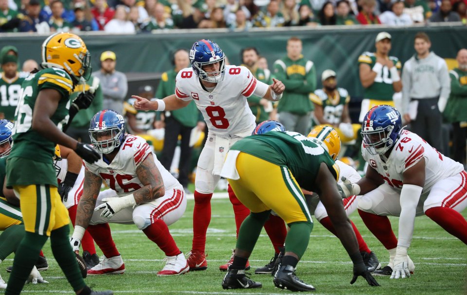 The New York Giants beat the Green Bay Packers in London