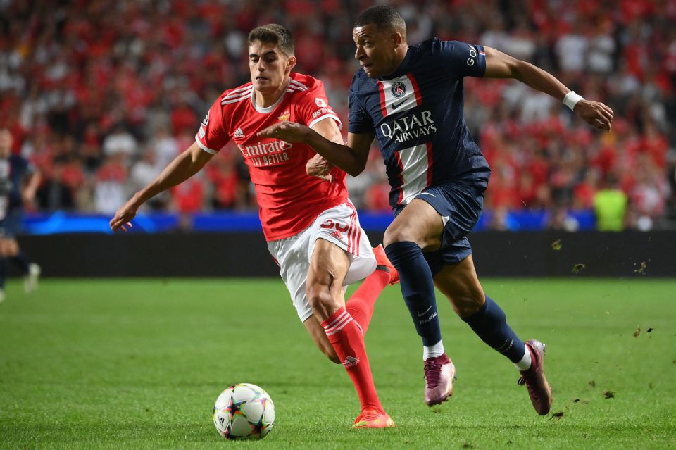 Antonio Silva pitted his wits against Kylian Mbappe in the Champions League in midweek