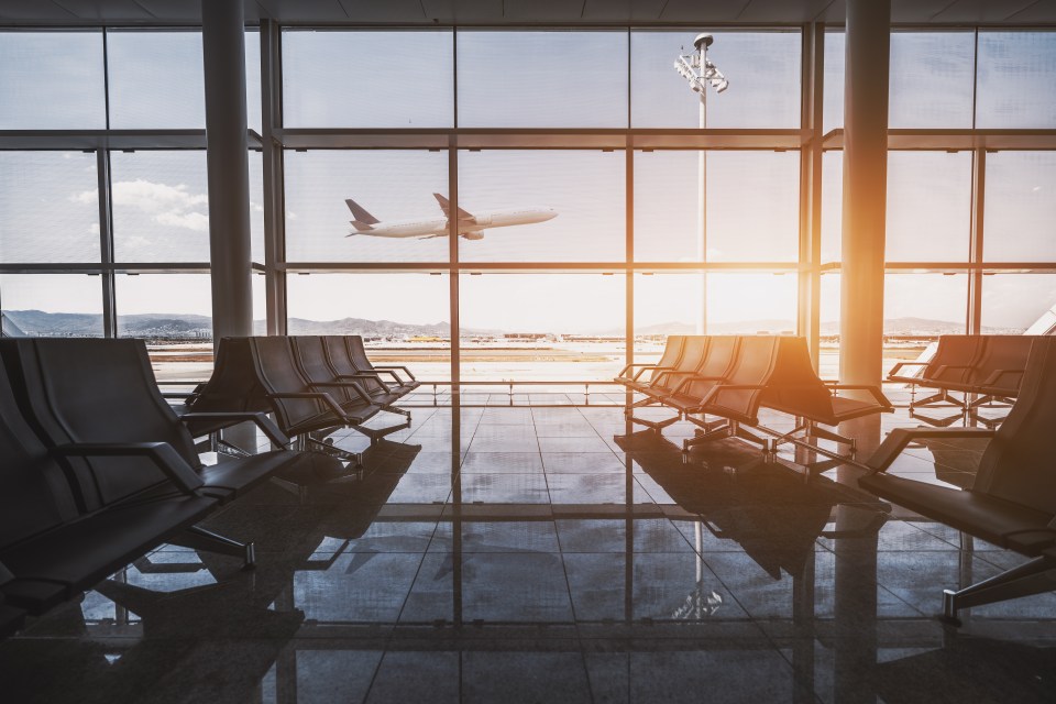 The passenger felt that people shouldn't be able to reserve seats in the airport