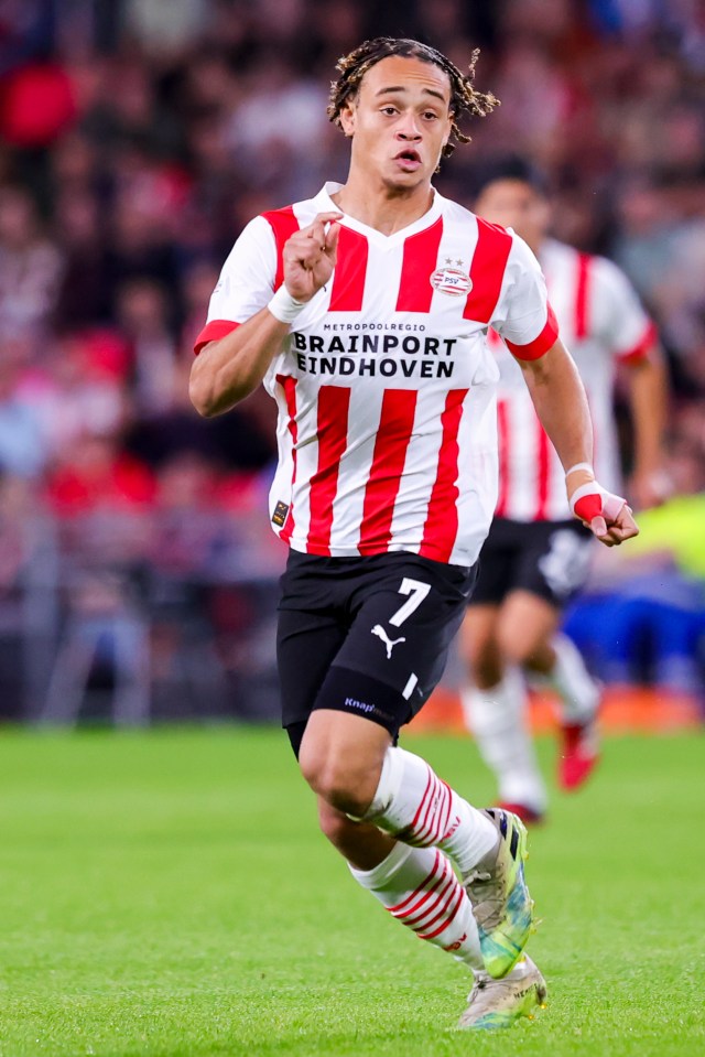 Xavi Simons has been in impressive form for PSV this season