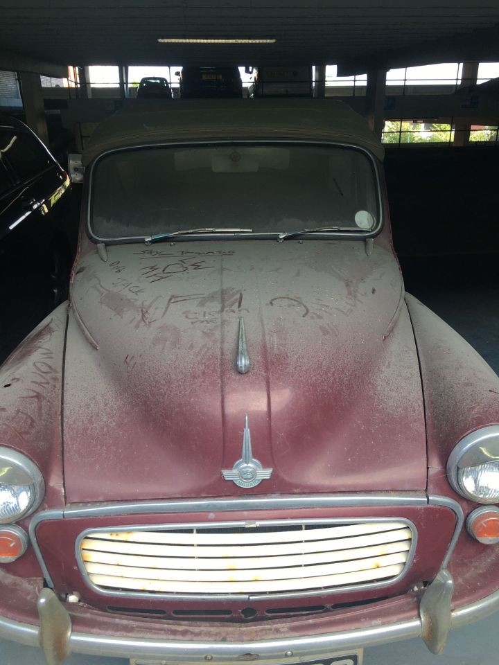 The car sits in the King William House car park in Hull city centre