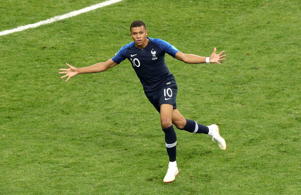 Kylian Mbappe scored four goals across the tournament