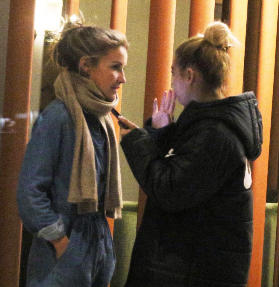 Strictly Come Dancing stars Helen Skelton and Molly Rainford were spotted deep in conversation on Saturday night after filming the BBC One show