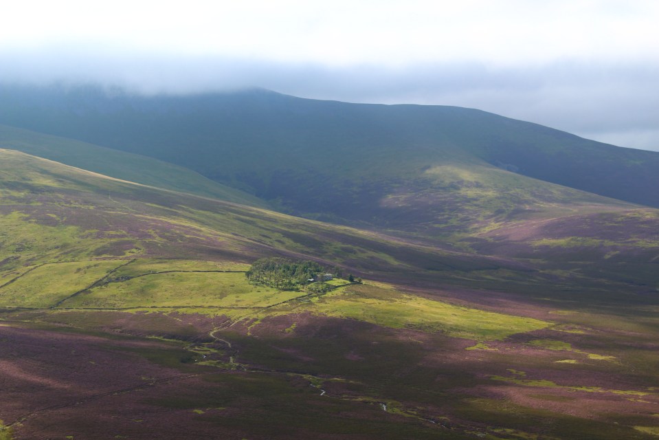 The incredible landscape boasts three mountains