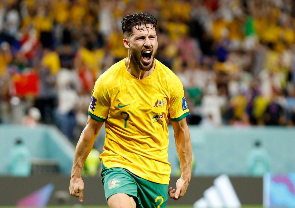 Matthew Leckie scored the goal to send Australia through to the knockout stages