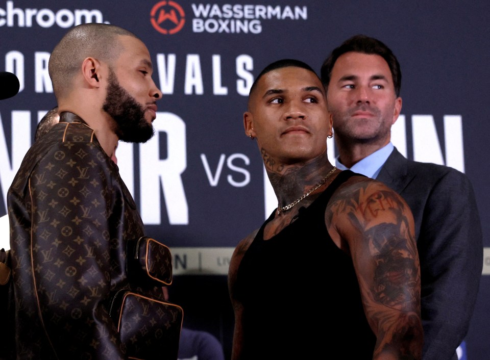 Chris Eubank Jr and Conor Benn before their cancelled fight