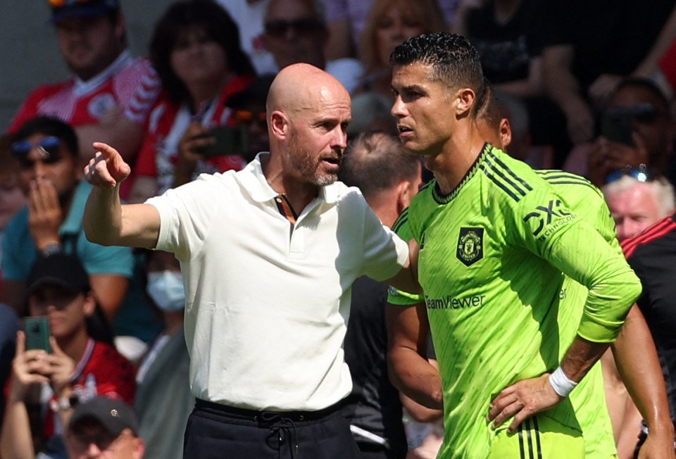 Ronaldo slammed the club including Erik ten Hag in the interview