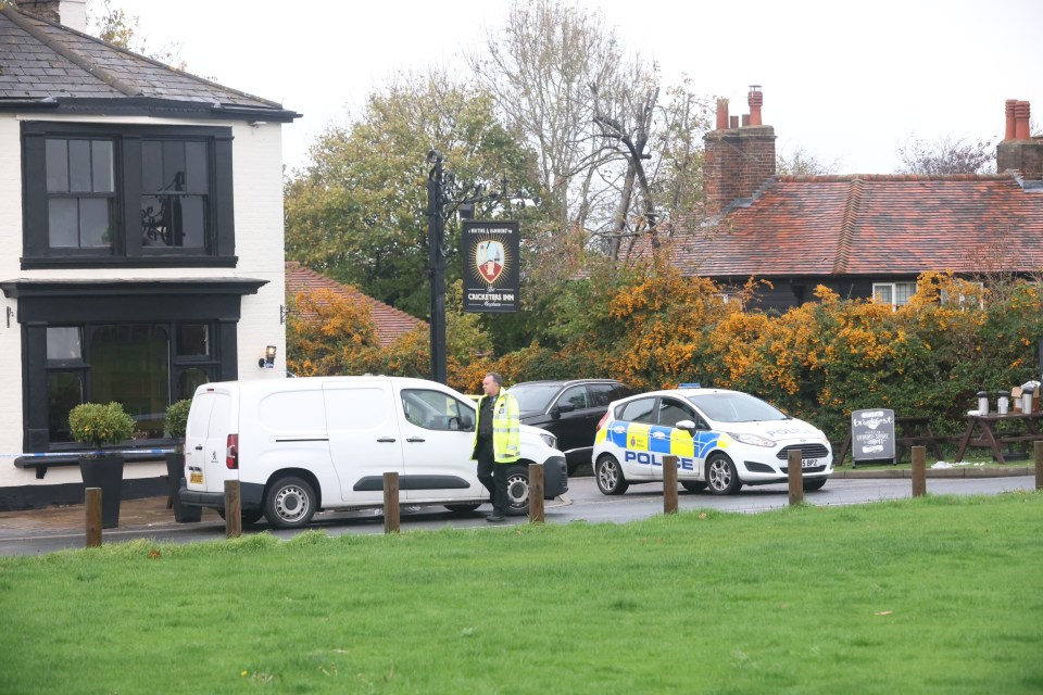 A man in his 30s was pronounced dead at the scene while another man was rushed to hospital