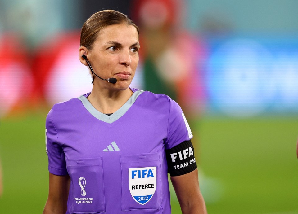 Stephanie Frappart is set to make history by becoming the first female referee at a World Cup