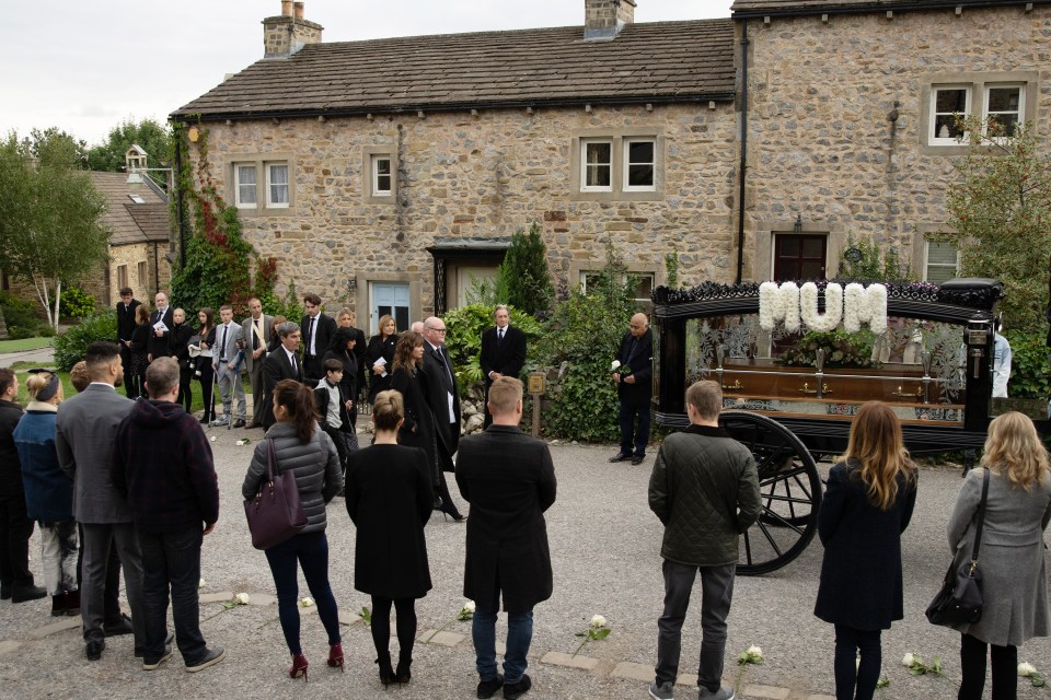 Some fans pointed out she wasn't even part of funeral scenes which involved most of the Dales residents