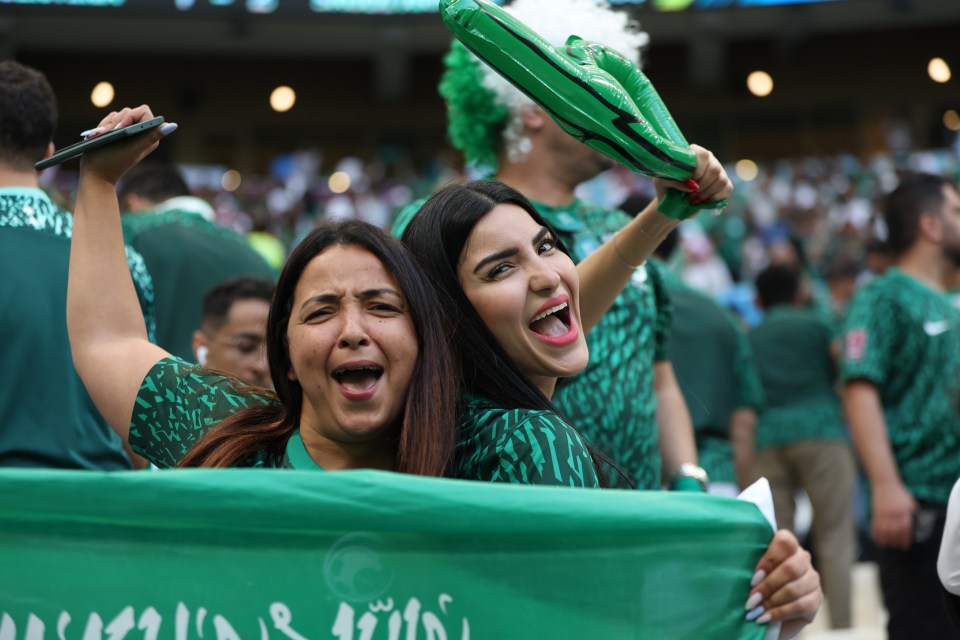 It was pure joy for Saudi Arabia fans who made the short trip to Qatar