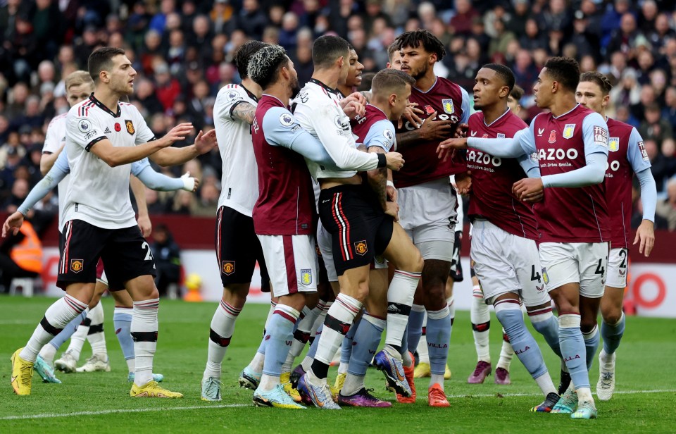 Ronaldo had very few sniffs of goal all afternoon before squaring up to Mings