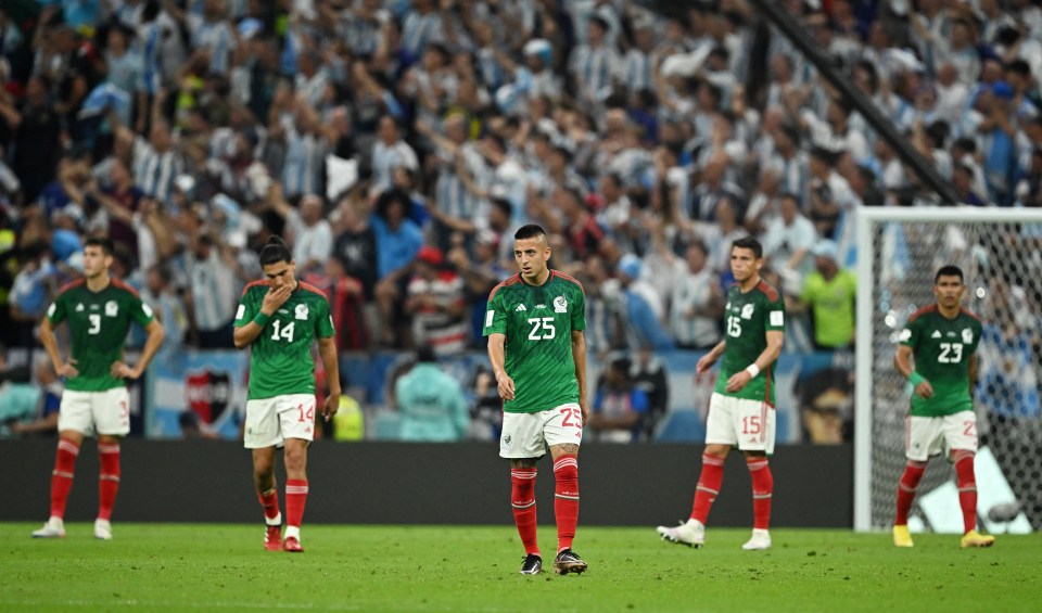 Mexico are dejected and bottom of the table after defeat but face Saudi Arabia in their final group match on Wednesday