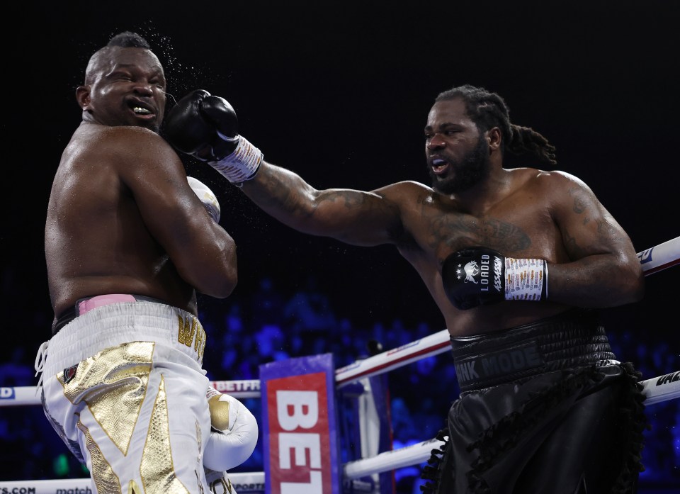 Whyte was given a real scare by Franklin