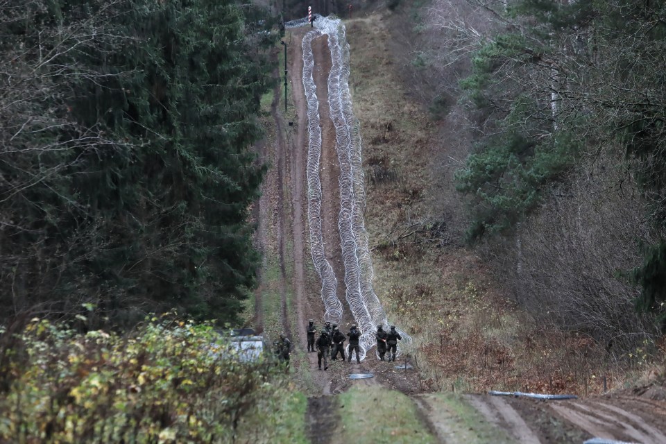 The barrier will stretch for 144 miles along the frontier with the Russian exclave