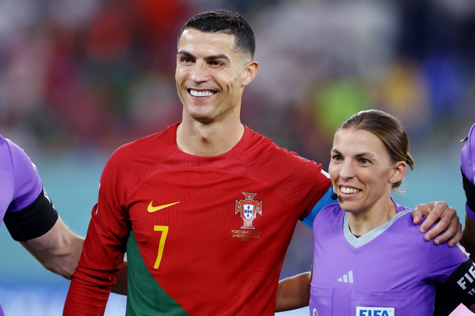 Frappart helped officiate Portugal's clash with Ghana