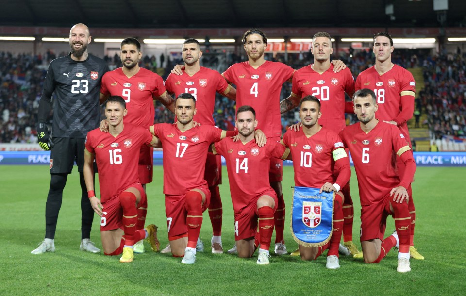 Serbia are scheduled to play Brazil in their first World Cup fixture