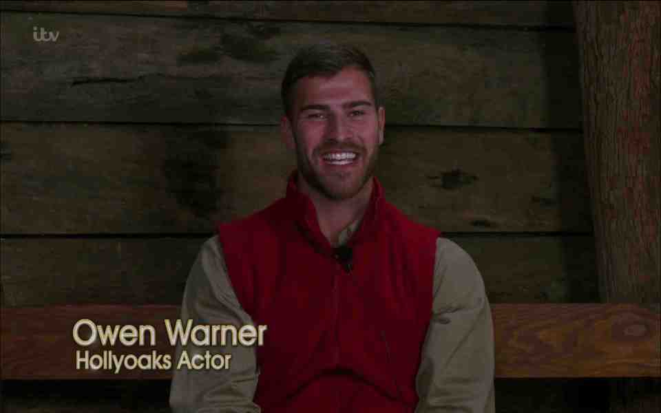 Owen Warner is currently in the I'm A Celeb jungle