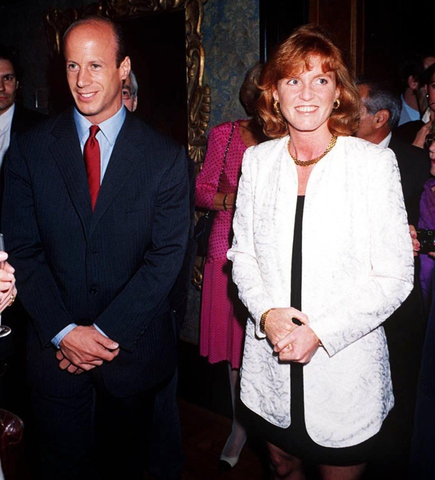 Scandal rocked the royal family when Sarah Ferguson was pictured on holiday with American businessman John Bryan