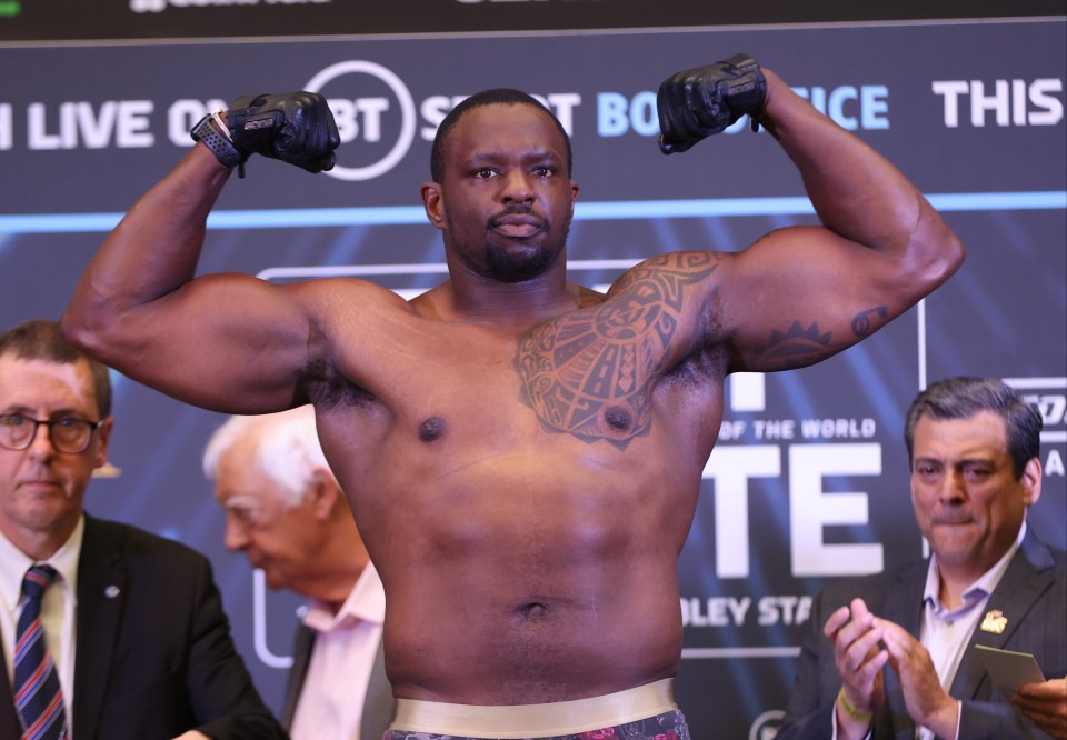 A mouthwatering rematch with Dillian Whyte could be on the cards