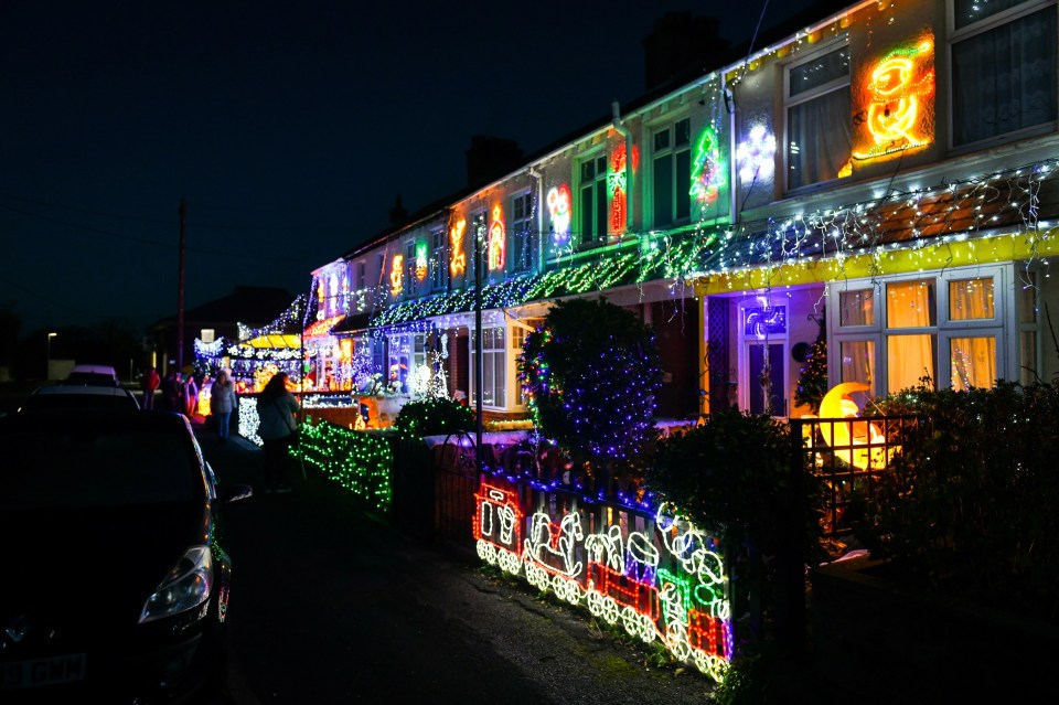 Residents on Byron Road in New Milton, Hampshire raise money for charity every year