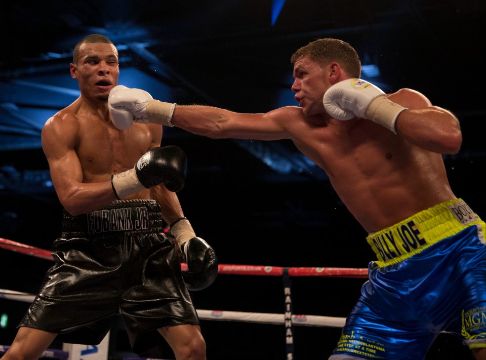 Chris Eubank Jr lost to Billy Joe Saunders in 2014