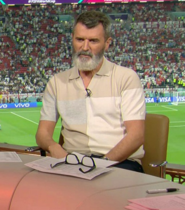 Keane's beard, shirt and general demeanour got England fans talking amid a poor game of World Cup football