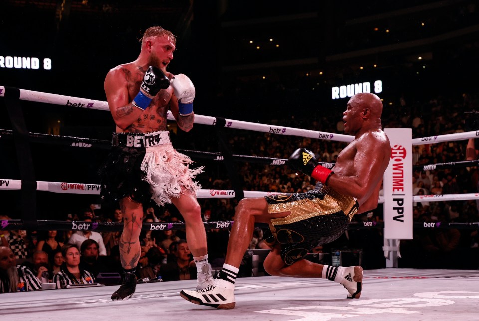 Jake Paul beat UFC legend Anderson Silva