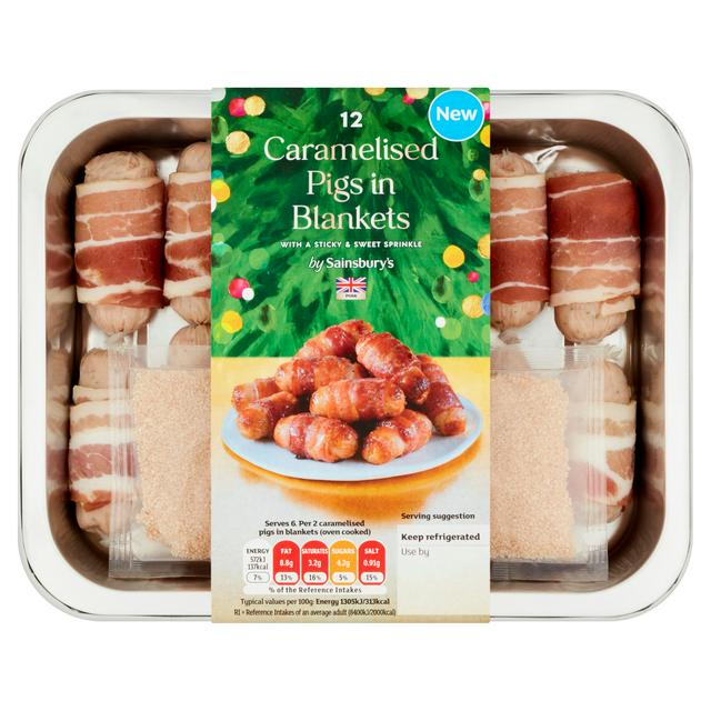 These are an unusual new take on the classic bite, pigs in blankets