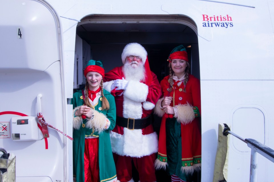 Guests onboard will be given their own boarding pass, as well as a 'North Pole Passport'