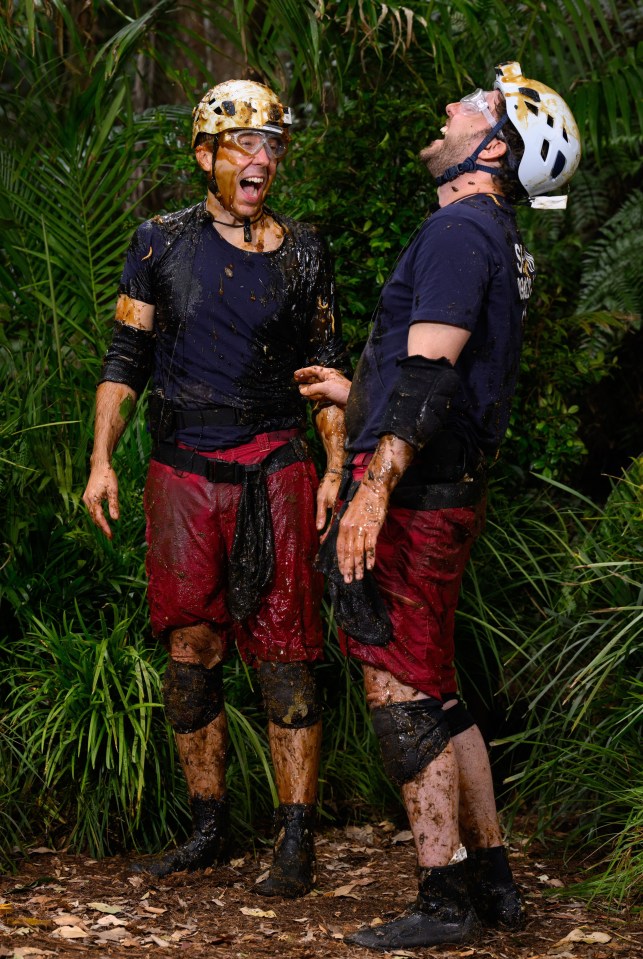 Matt Hancock, pictured with Seann Walsh, is already so hated on I’m A Celeb the crew are running a backstage sweepstake