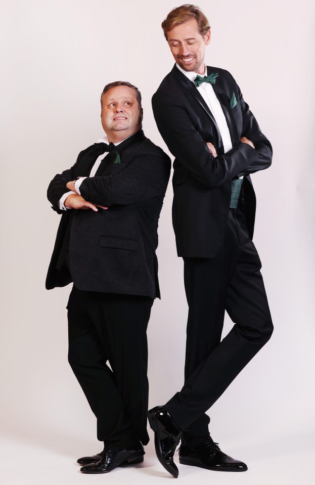 The difference in singing pedigree between Crouch and opera tenor Paul Potts is as big as the contrast in their stature