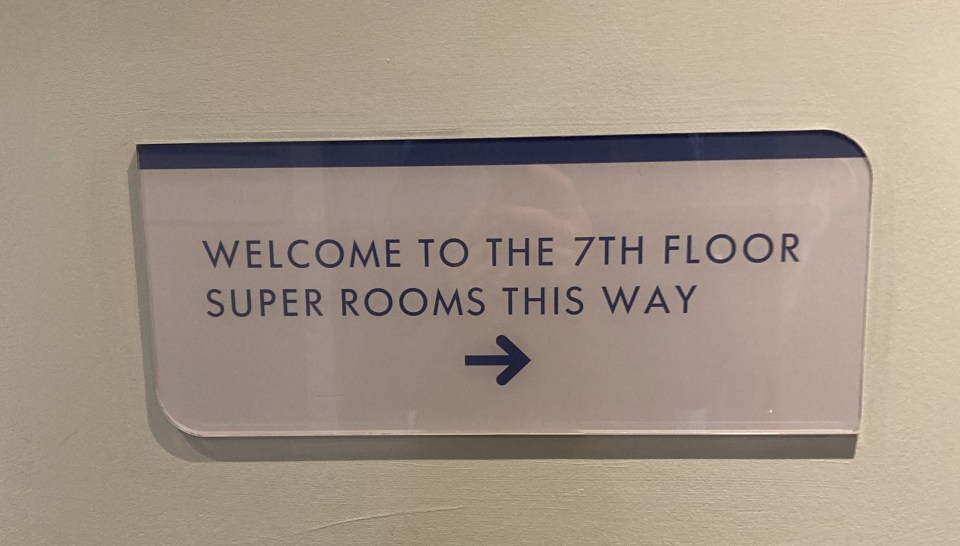 The new hotel has their new SuperRooms