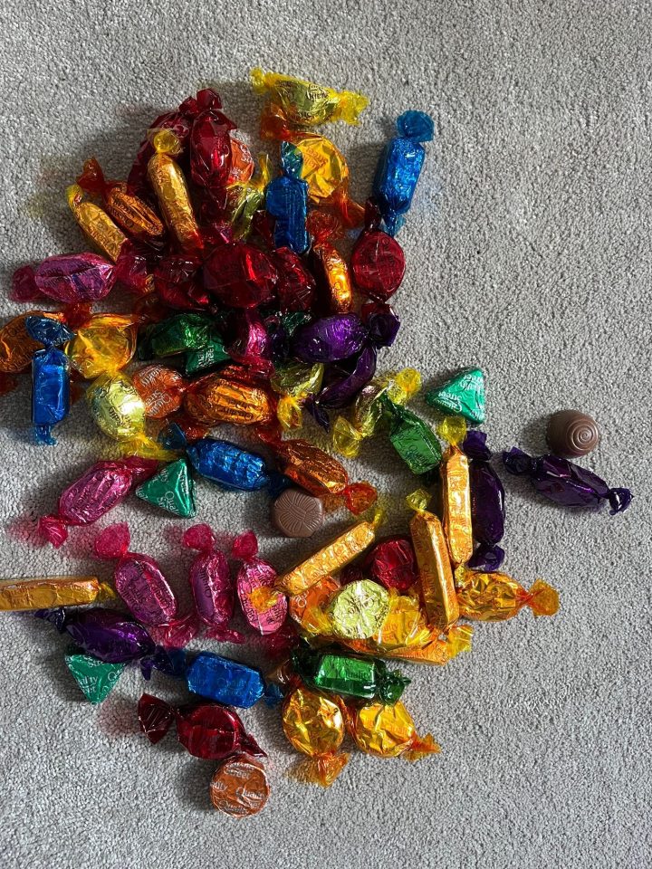 Quality Street fans are fuming after spotting naked sweets in tubs