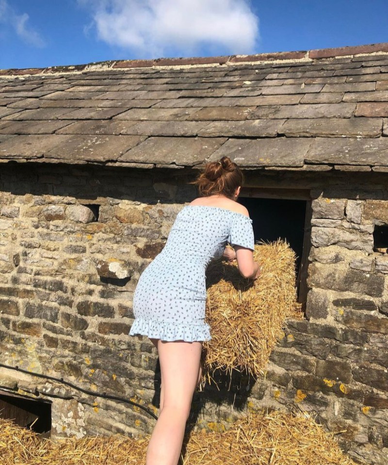 She shared snaps of herself getting stuck back into work over the summer