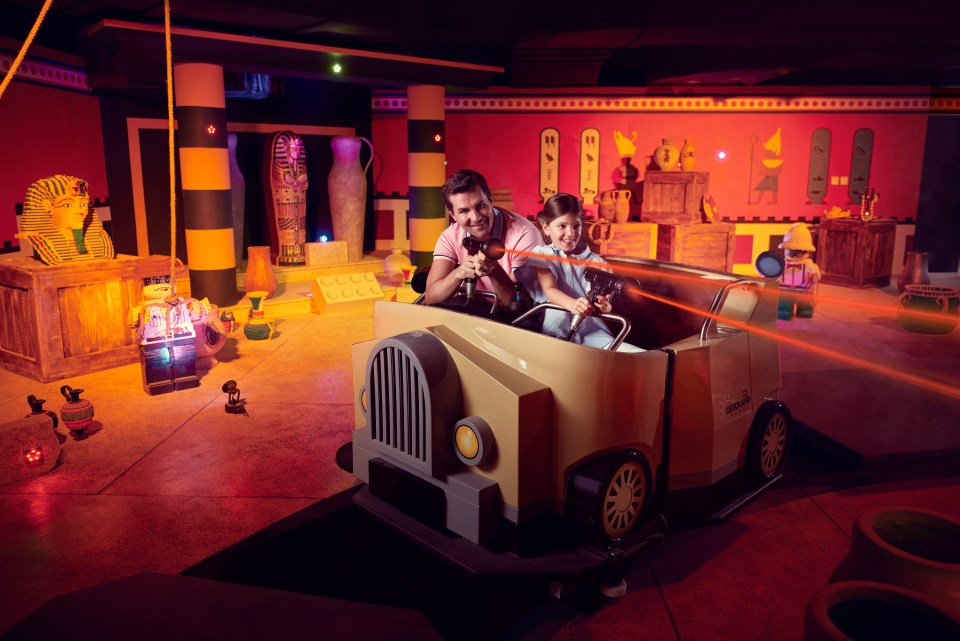 This Egyptian-themed laser adventure is fun for all the family