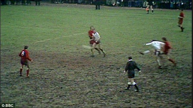 Radford took aim from distance to score an equaliser on the mud-curled pitch