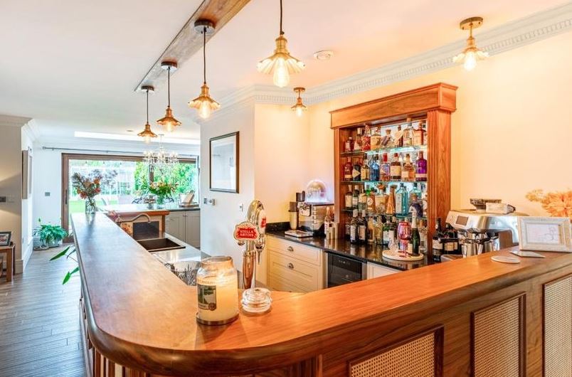 The star feature is the property's very own bar