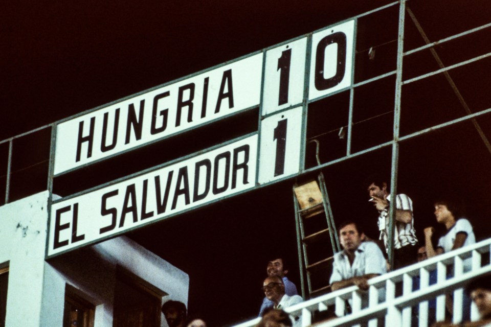 Hungary's 10-1 win over El Salvador is the biggest win in World Cup history.