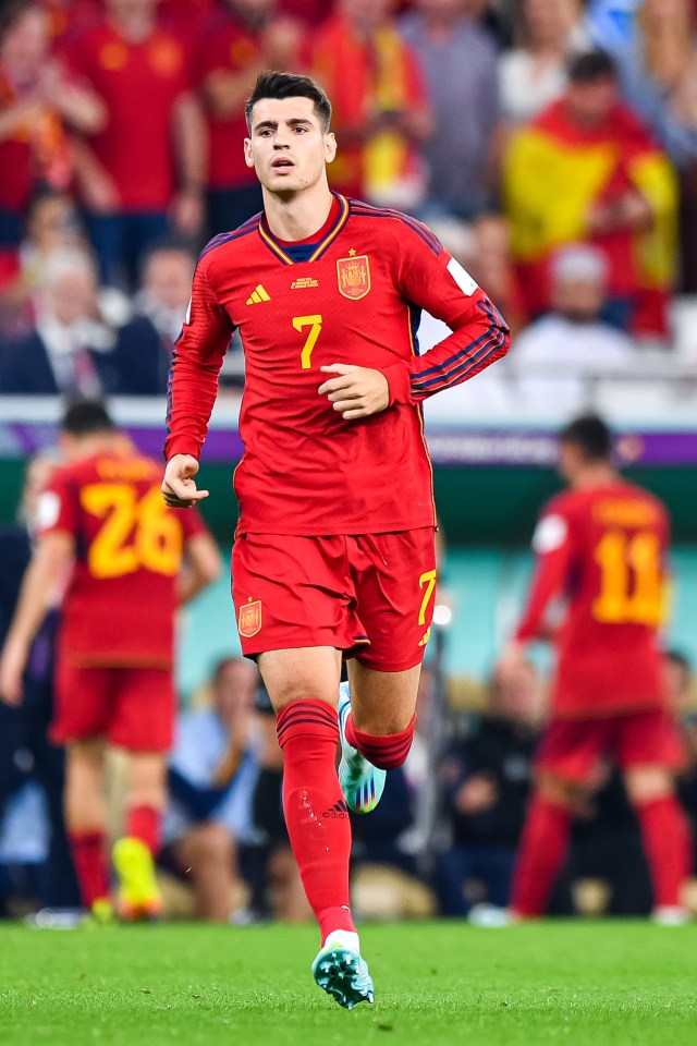 Alvaro Morata started Spain's World Cup opener on the bench