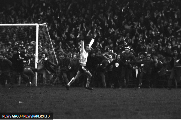 Radford's goal sparked some of the wildest celebrations in FA Cup history